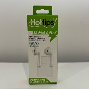 Hottips EZ Pair & Play TWS Bluetooth Earbuds New